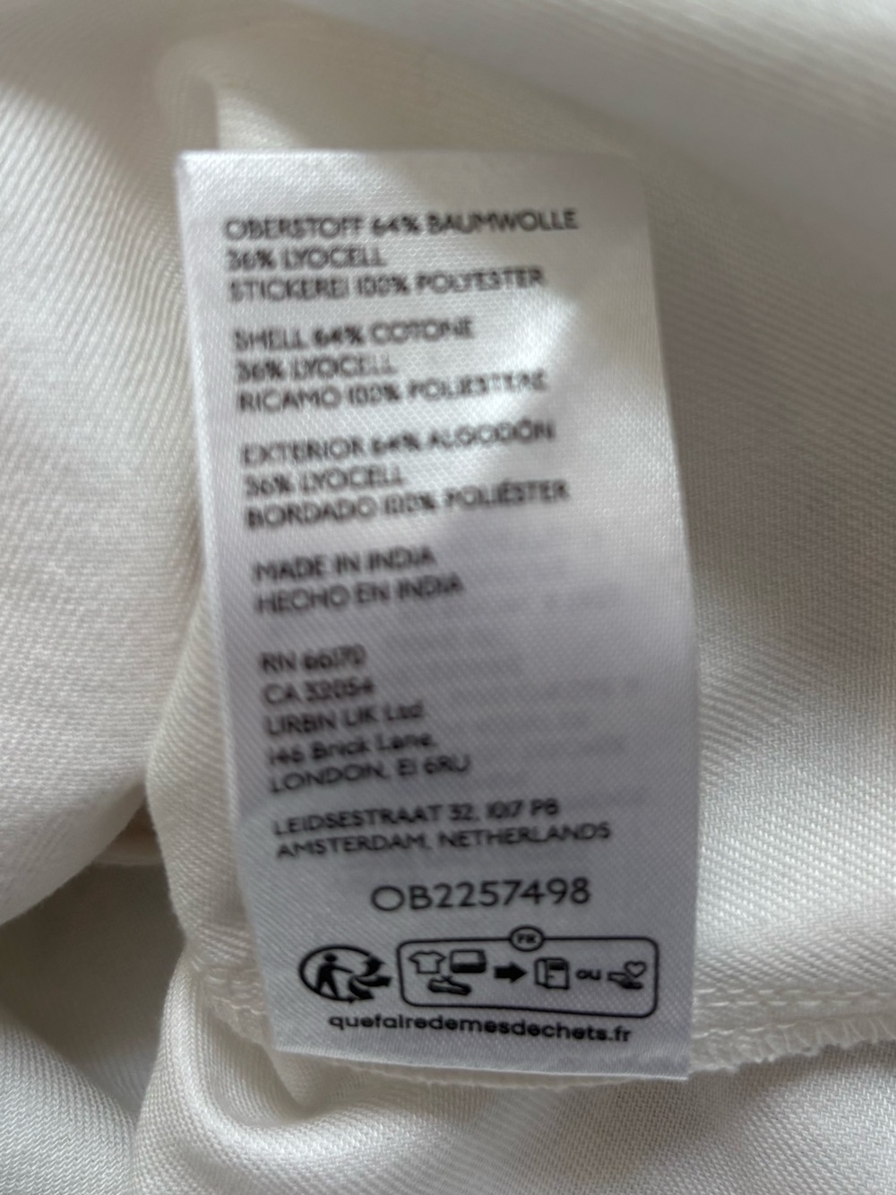 Maeve/Anthropologie Embroidered Shell Tank in White Size S. NWT - Picture 11 of 11